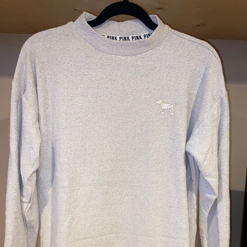Mock neck oversized tee